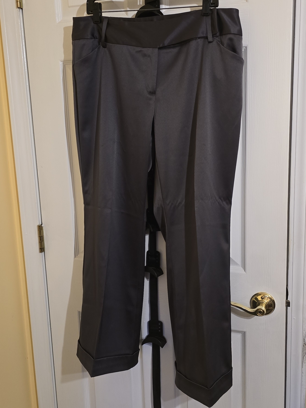 Bandolino Women's Dark Gray Pull-On Dress Pants